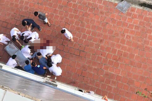 Hiện trường vụ việc thương tâm.