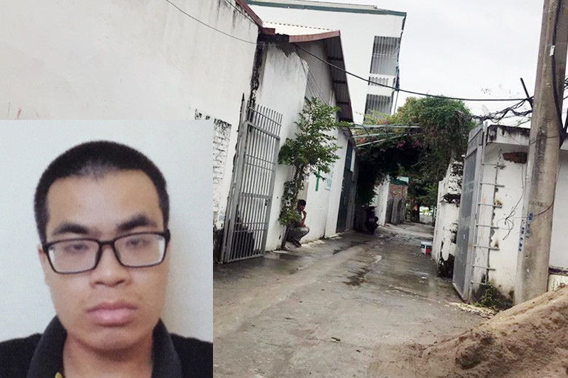 Đối tượng Vương (Ảnh: CAND) và nơi xảy ra vụ việc.