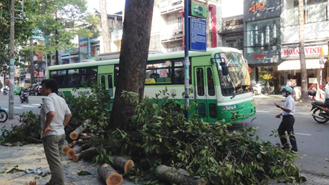 Hiện trường vụ tai nạn 