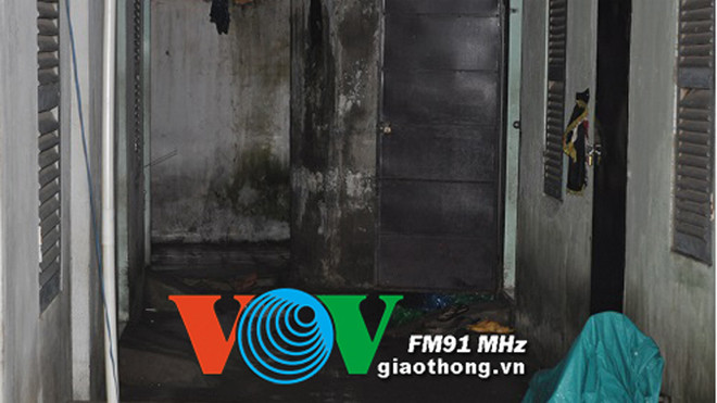 Căn phòng trọ nơi phát hiện người đàn ông chết trong tư thế treo cổ