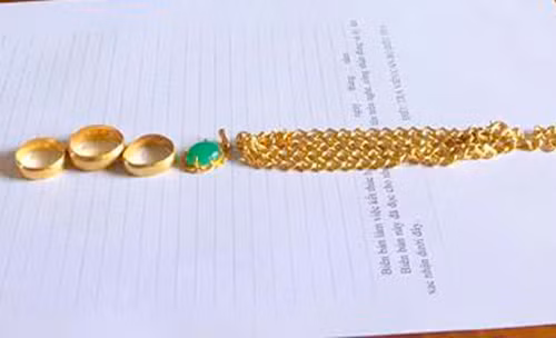 Tang vật vụ án. Ảnh: C.A