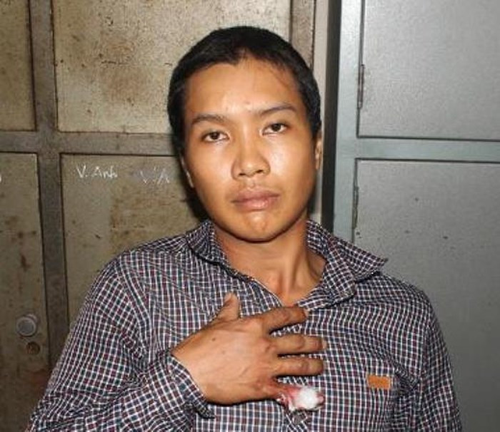 Đối tượng Phú thời điểm bị bắt