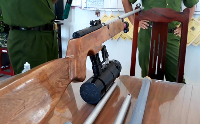 Súng cồn tự chế đang được nhiều đối tượng sử dụng để giải quyết mâu thuẫn