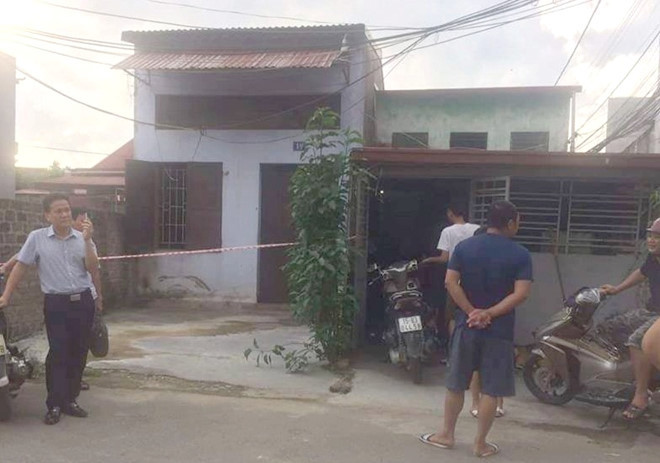 Ngôi nhà nơi phát hiện nghi can Tú tự sát