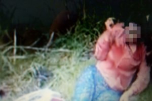 Hiện trường vụ việc. Ảnh cắt từ clip