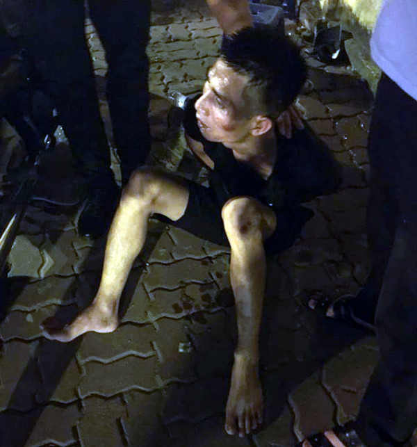 Đối tượng Đoàn Trí Dũng bị tổ công tác Y9-141 khống chế