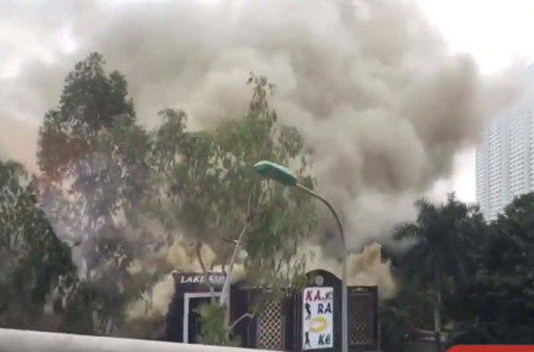 Ảnh vụ cháy cắt từ clip