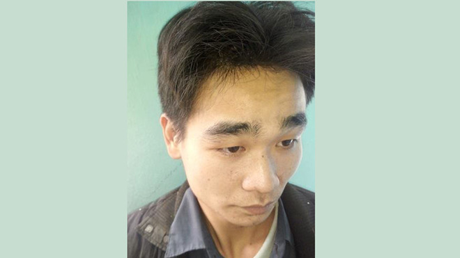 Đối tượng Lý Văn Hành tại cơ quan điều tra. Ảnh: CTV