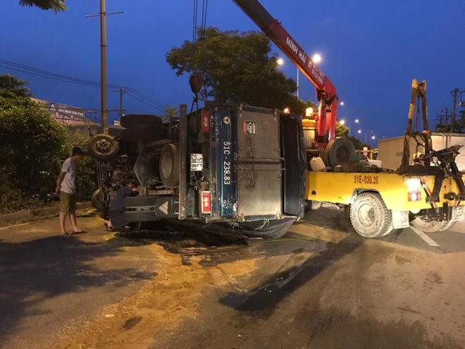 Hiện trường tai nạn.