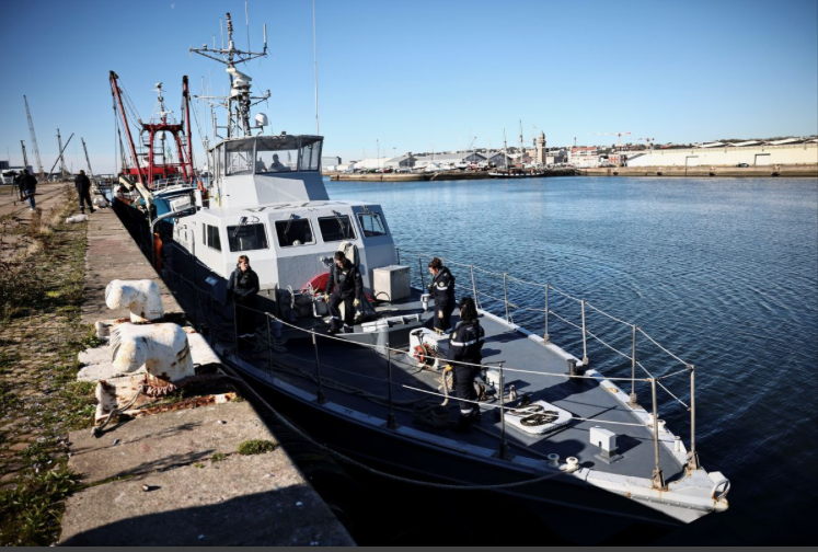 Tàu tuần tra Gendarmerie của Pháp. (Ảnh: Reuters)