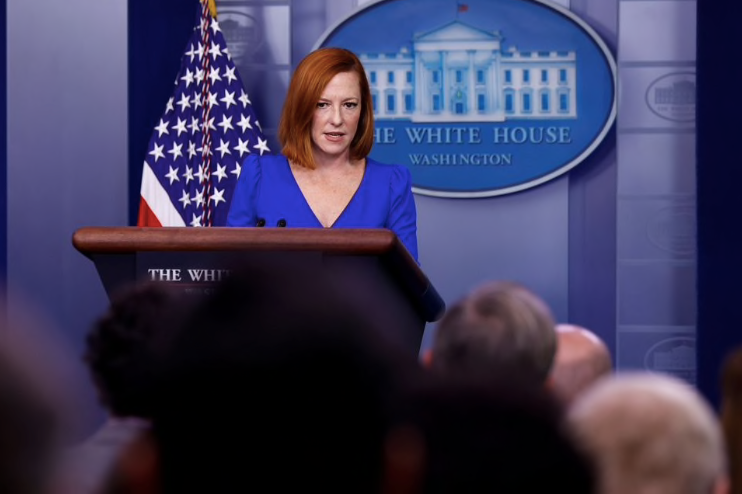 Thư ký báo chí Nhà Trắng Jen Psaki. (Ảnh: Reuters)