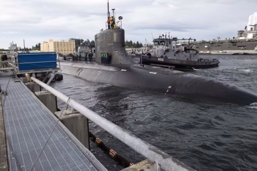 Tàu ngầm hạt nhân USS Connecticut của Mỹ. (Ảnh: US Navy)