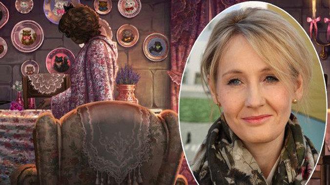 Nhân vật Umbridge và nhà văn Rowling.