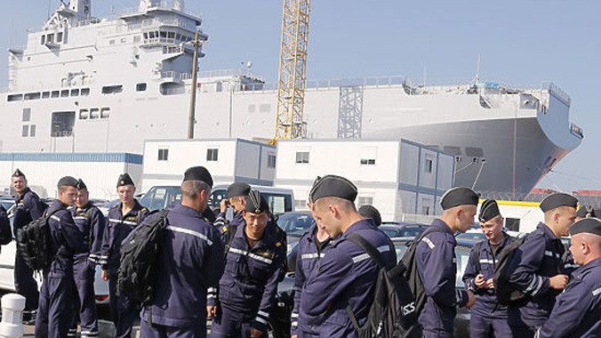 Lính thủy Nga chuẩn bị về nước.