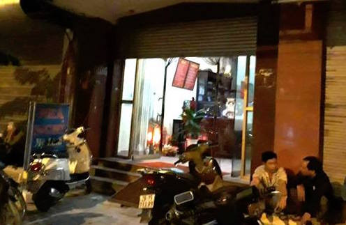 Nhà nghỉ nơi xảy ra sự việc.