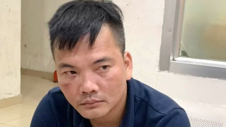 Võ Anh Kiệt tại cơ quan điều tra. Ảnh: PC03