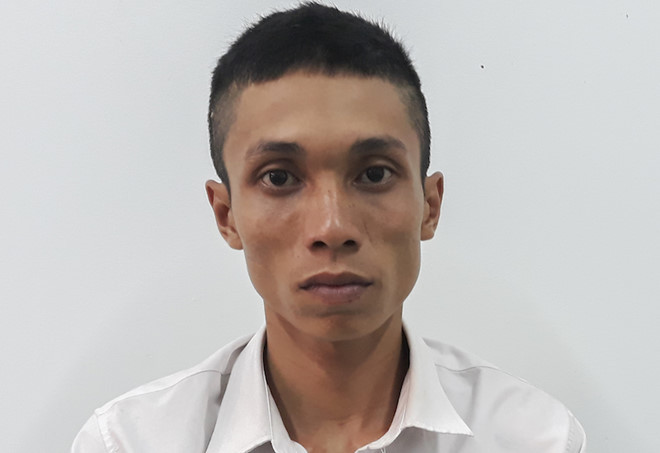 Nam tại cơ quan điều tra. Ảnh: Công an Vĩnh Long