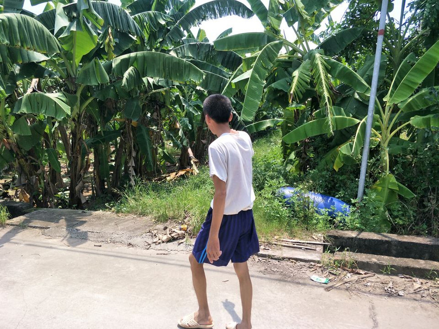 Khu vực nơi xảy ra sự việc.