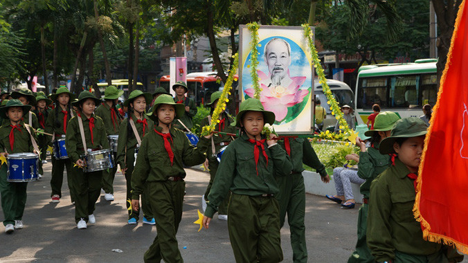 Tưng bừng Hội quân 'Em là chiến sĩ nhỏ Thành phố Bác Hồ'