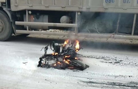 Hiện trường vụ việc.