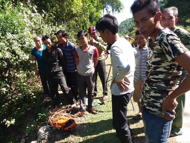 Hiện trường vụ việc.