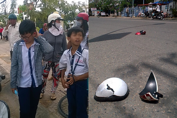 Hành hung học sinh cấp 2 còn dọa đâm chết