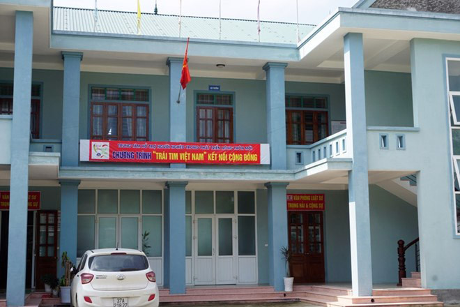 Văn phòng làm việc của TT hỗ trợ người nghèo trong phát triển NTM tại Nghệ An.