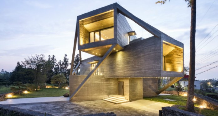 Ngôi nhà được thiết kế trên một hòn đảo mang nét đẹp bình dị, hoang sơ .