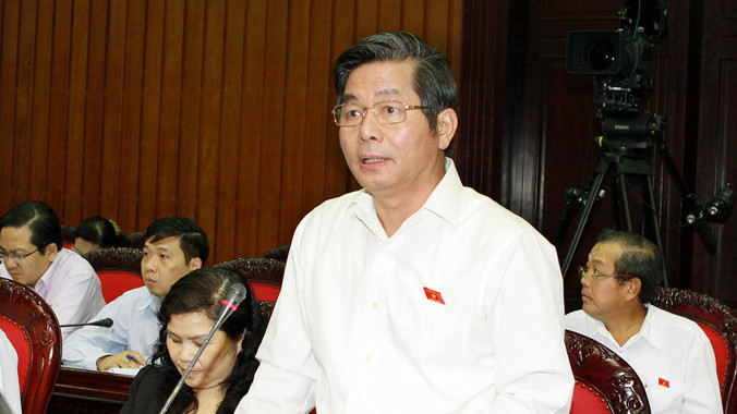 Bộ trưởng Bộ Kế hoạch và Đầu tư Bùi Quang Vinh. Ảnh Như Ý.