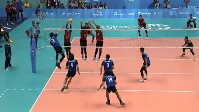 Đội tuyển bóng chuyền nam đã không thể vượt qua được Thái Lan.