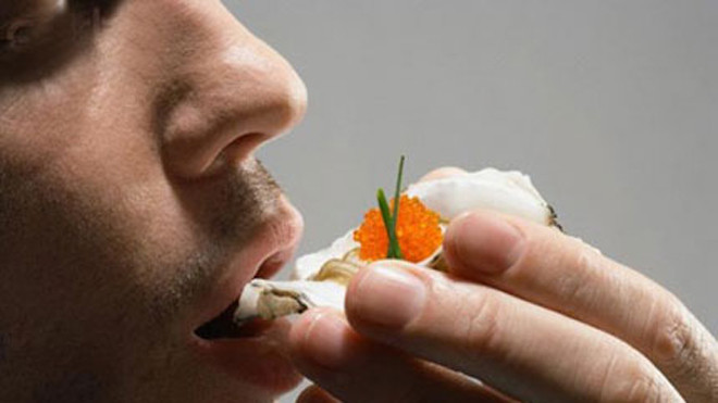 Kẽm (có nhiều trong hàu) rất tốt cho sức khỏe “tinh binh” của nam giới. Ảnh minh họa. 