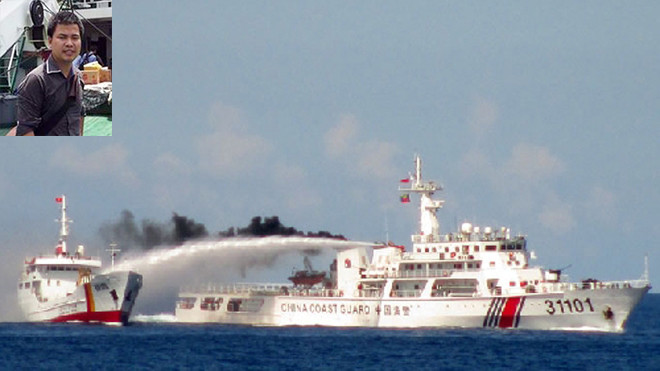 RADIO từ Hoàng Sa: Trực diện giàn khoan trái phép Hải Dương 981