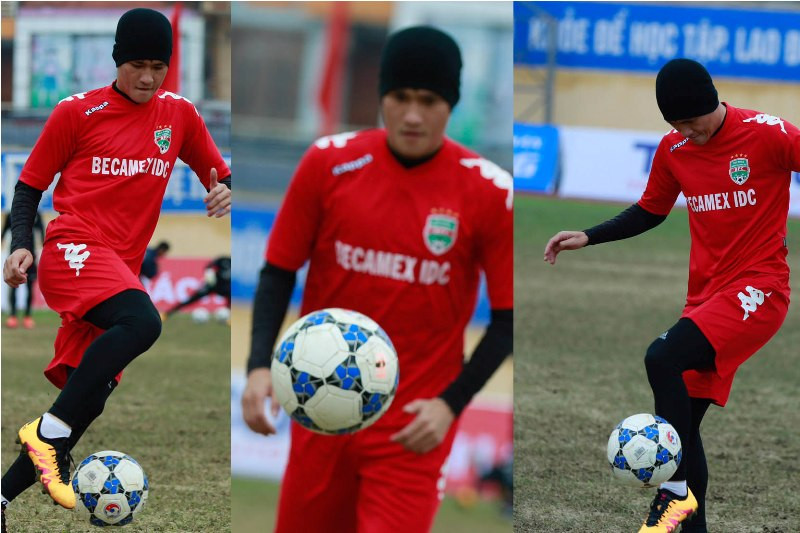 Công Vinh 'luyện công' trước trận tranh Siêu cúp