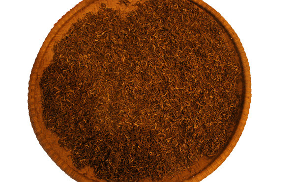 Mẹt trà Bạch Hạc bày tại Thưởng Trà quán. Ảnh: Trần Thanh