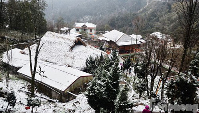 Miền Bắc đang trong đợt rét kỷ lục. Ảnh: Thanh Hà.