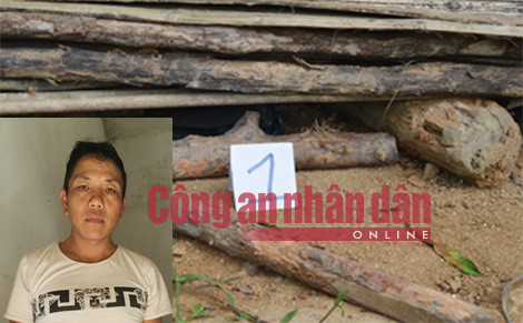 Đối tượng Nạ Văn No và nơi giấu mìn tự chế.