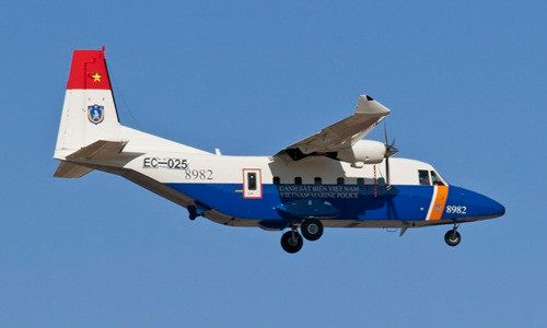 Một chiếc CASA-212 của Cảnh sát biển Việt Nam. 