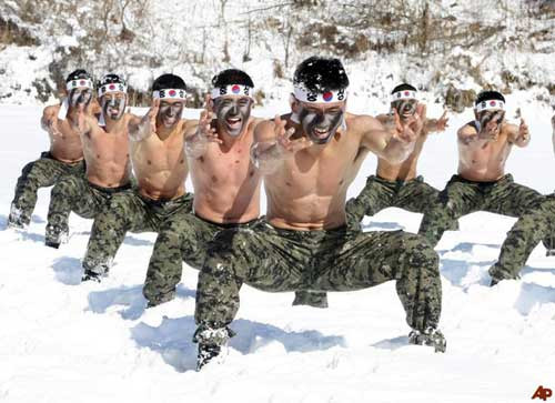 Đặc nhiệm Hàn Quốc thi triển tuyệt học võ công