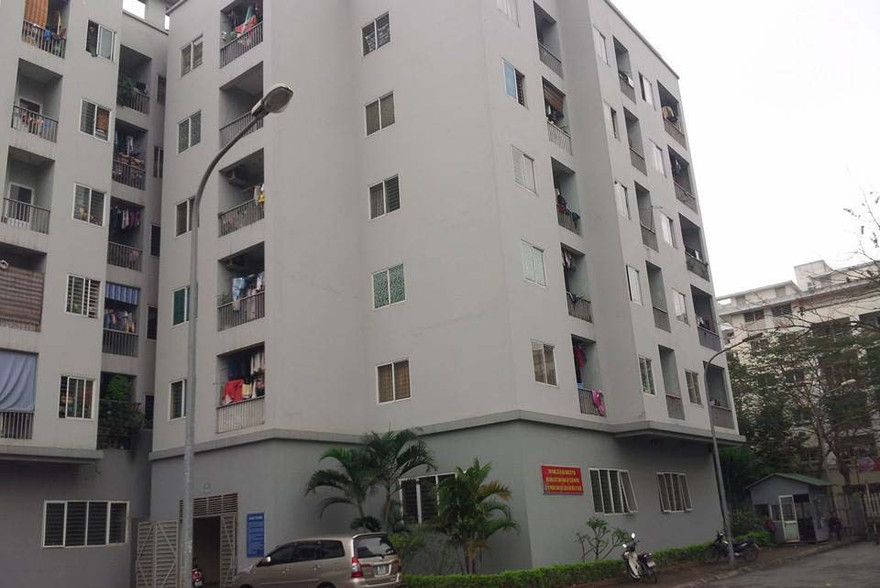 Tòa nhà nơi xảy ra sự việc.