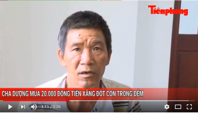 Tin nóng 24H: Cha dượng thiêu chết con gái riêng của vợ