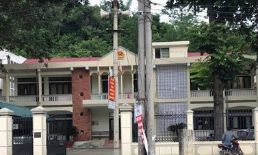 Trụ sở tòa án nơi ông Thành làm chánh án.