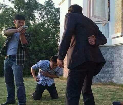 Hình ảnh trong phim "Người phán xử" được dự đoán Phan Quân bắn chết Lê Thành, Bảo Ngậu "xử" ông trùm.