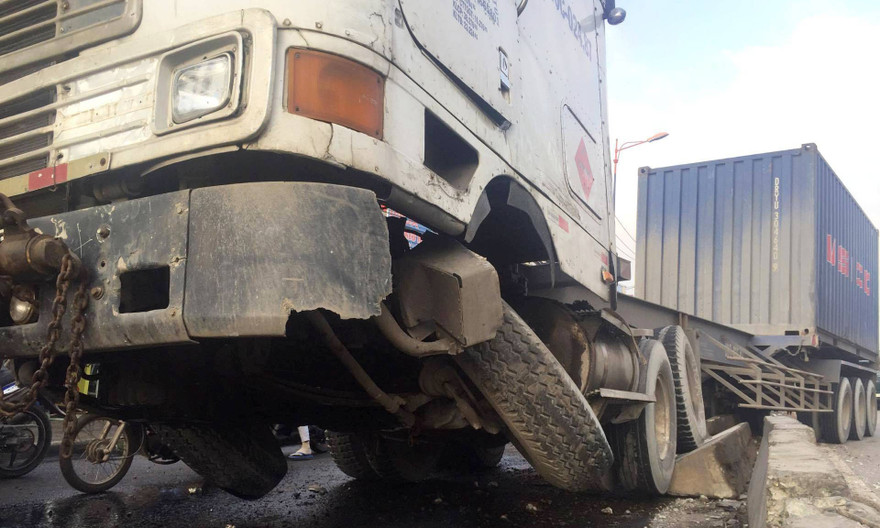 Hiện trường tai nạn.