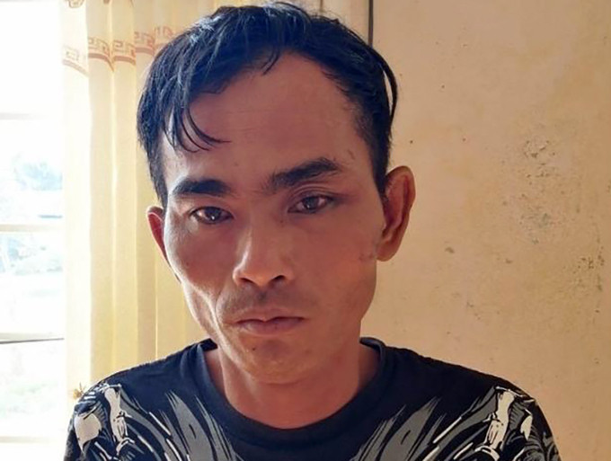 Huỳnh Hữu Lực tại cơ quan điều tra. Ảnh: Công an Bạc Liêu.