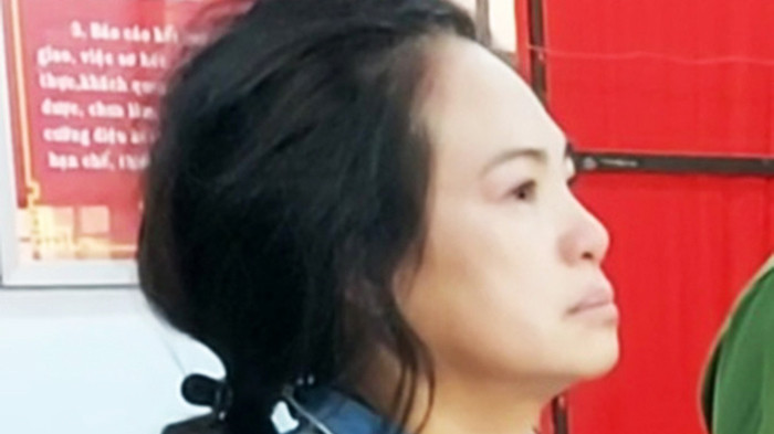 Bà Loan thời điểm bị bắt giữ