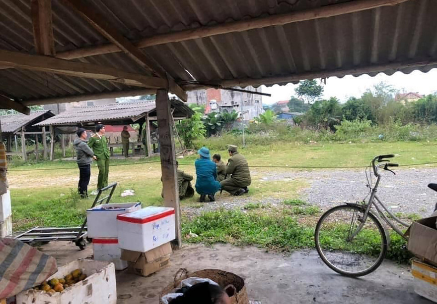 Hiện trường xảy ra vụ án