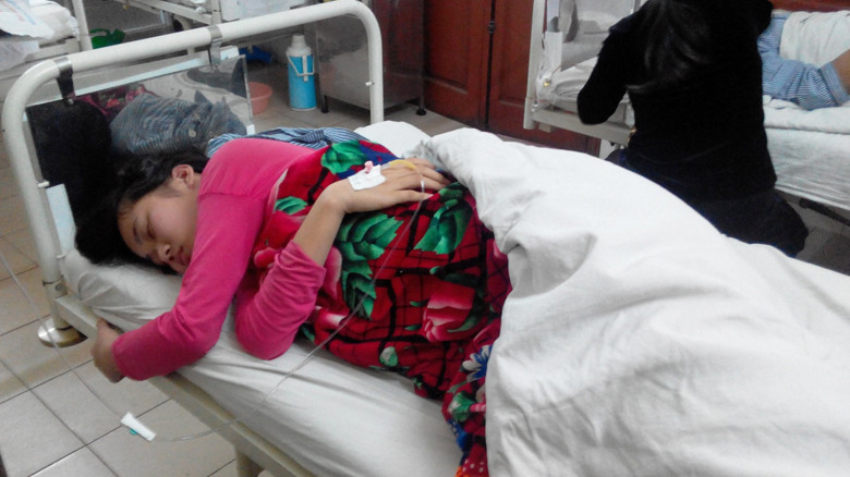 Cháu D điều trị tại bệnh viện