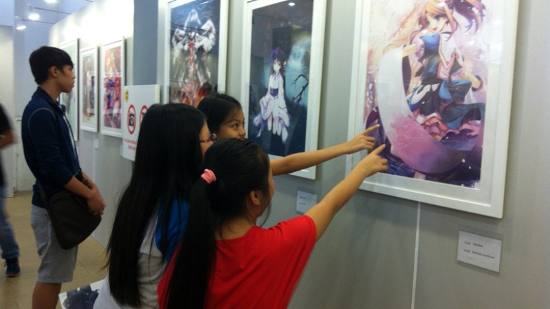 Trình làng 105 tác phẩm minh họa truyện tranh Nhật Bản