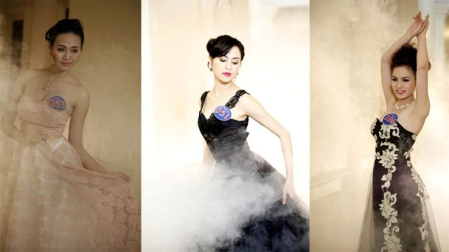 Người đẹp Kinh Bắc kiêu sang trong trang phục dạ hội