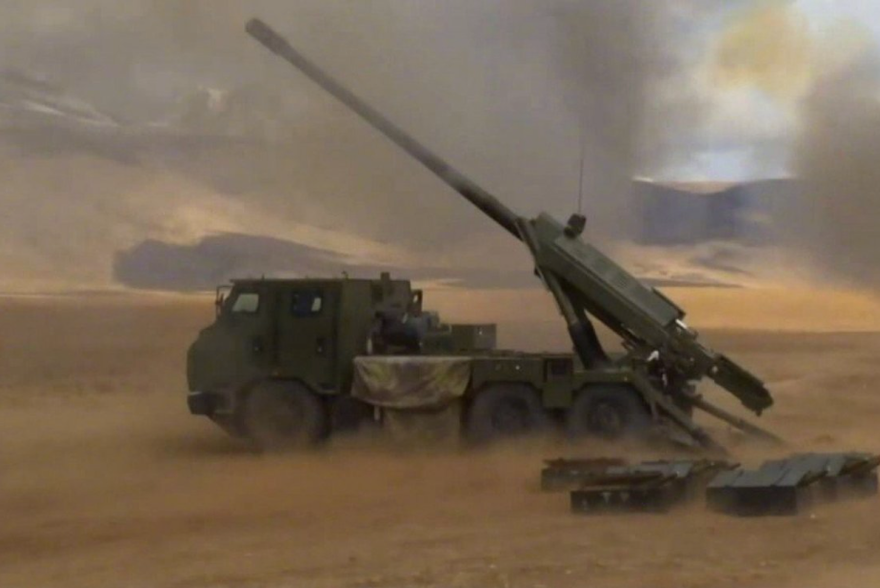 Pháo tự hành PCL-181 của quân đội Trung Quốc (Ảnh: PLA)